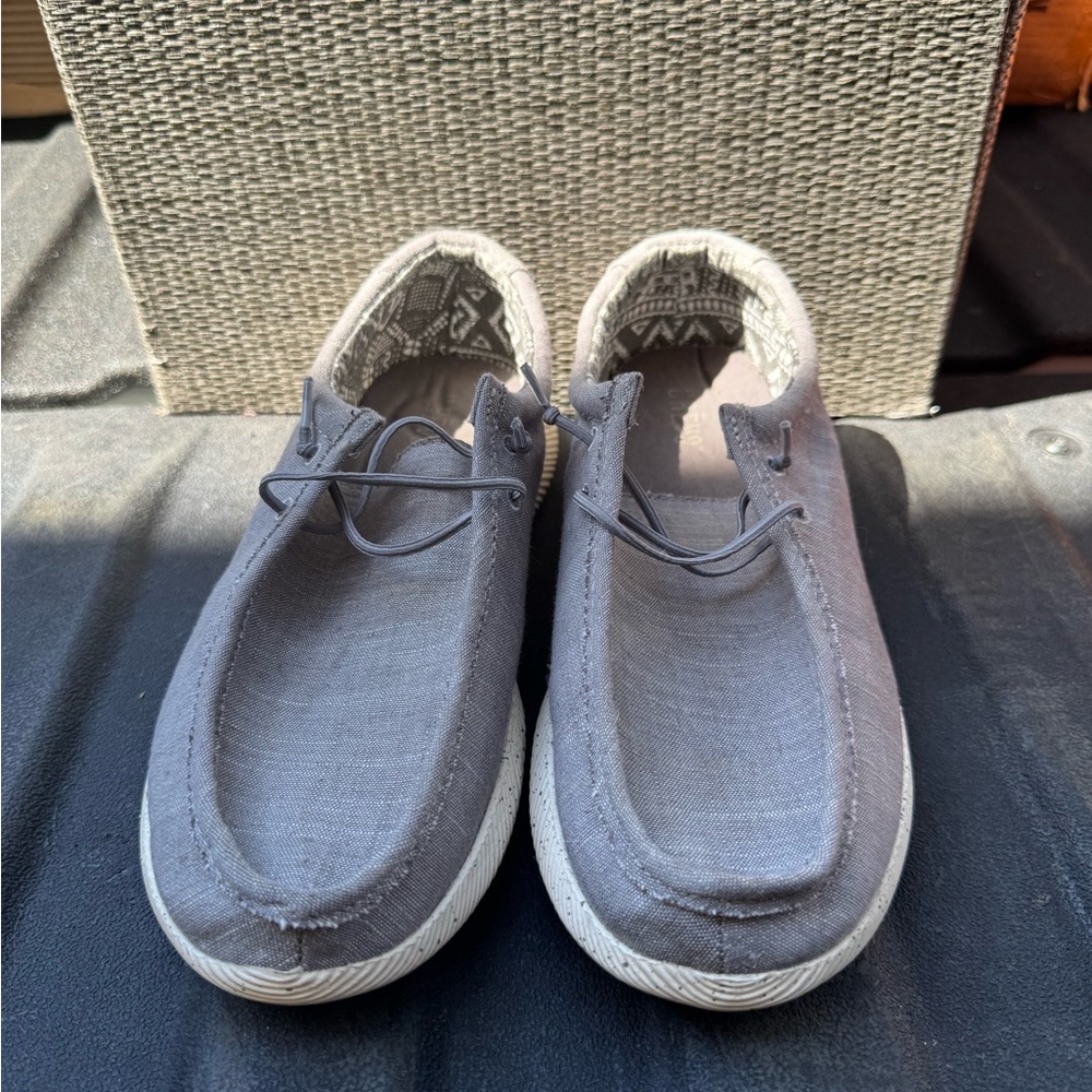 Gray Casual Loafers